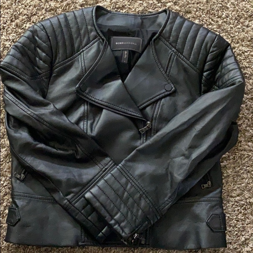 Biker leather jacket!